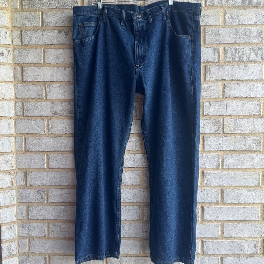 Wrangler Relaxed Fit 100% Cotton Blue Denim Jeans Women's Size 44 X 30